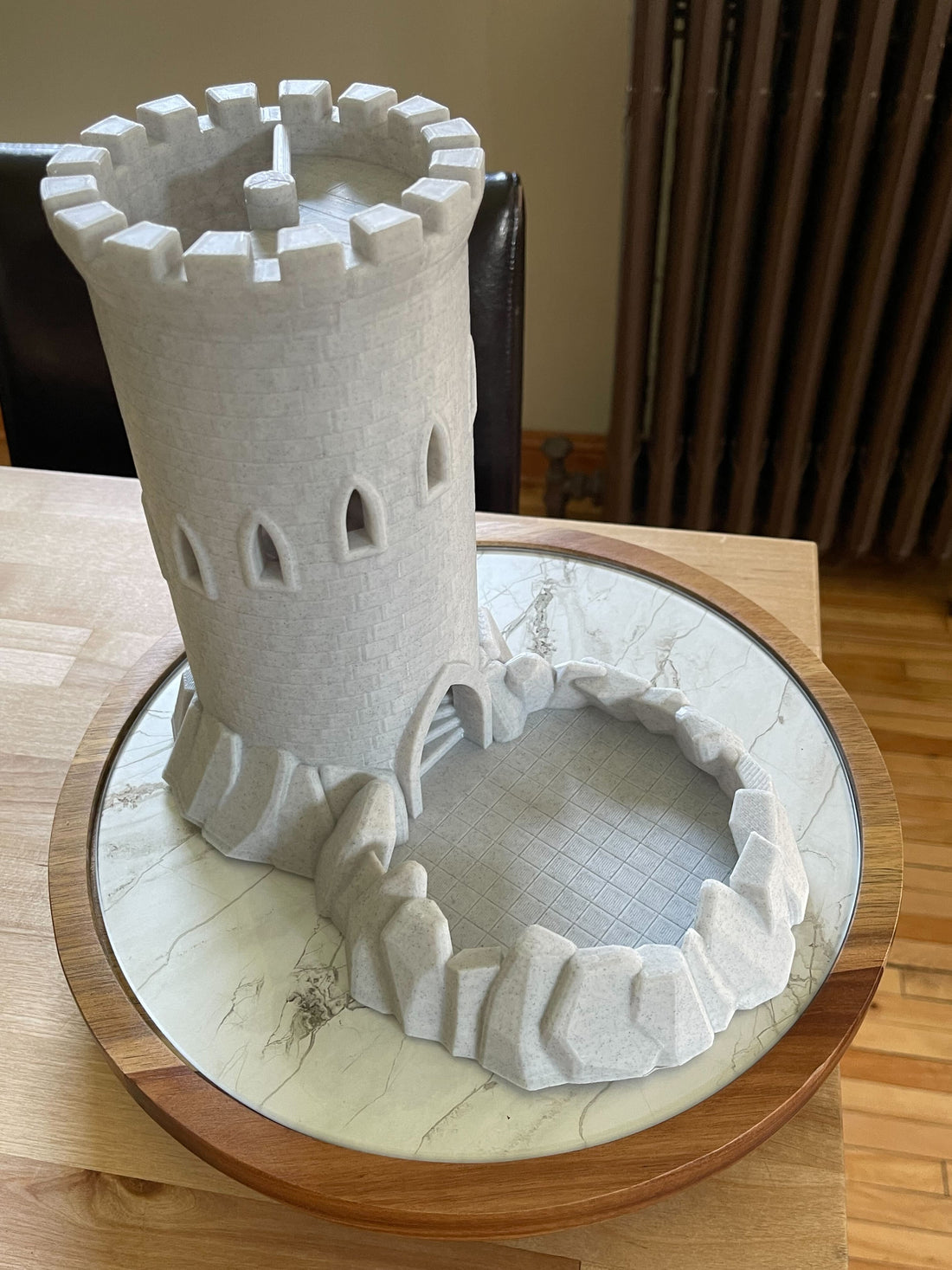 Roll in Style with the 3D-Printed D&D Castle Dice Tower! 🎲🏰