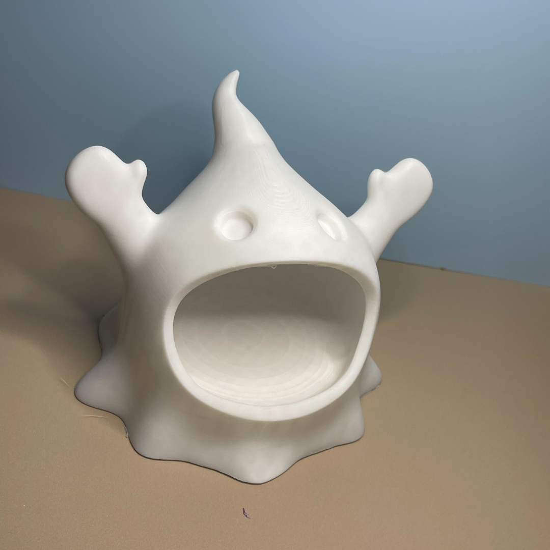 Cute Big Mouth Ghost Candy Bowl