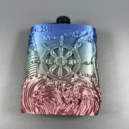 Hip Flask with 3D-Printed Flask Cover: The Ultimate Gift for Alcohol Lovers!