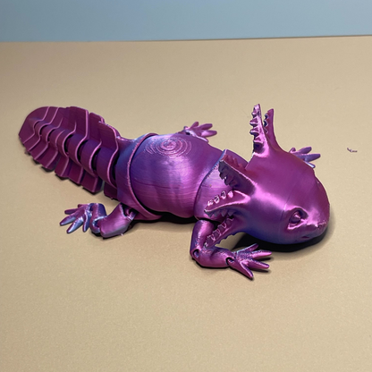 3D-Printed Articulated Axolotl