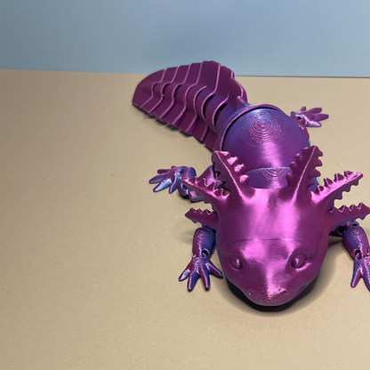 3D-Printed Articulated Axolotl