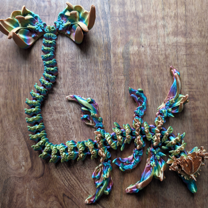 3D-Printed Reef Dragon - Customizable Colors