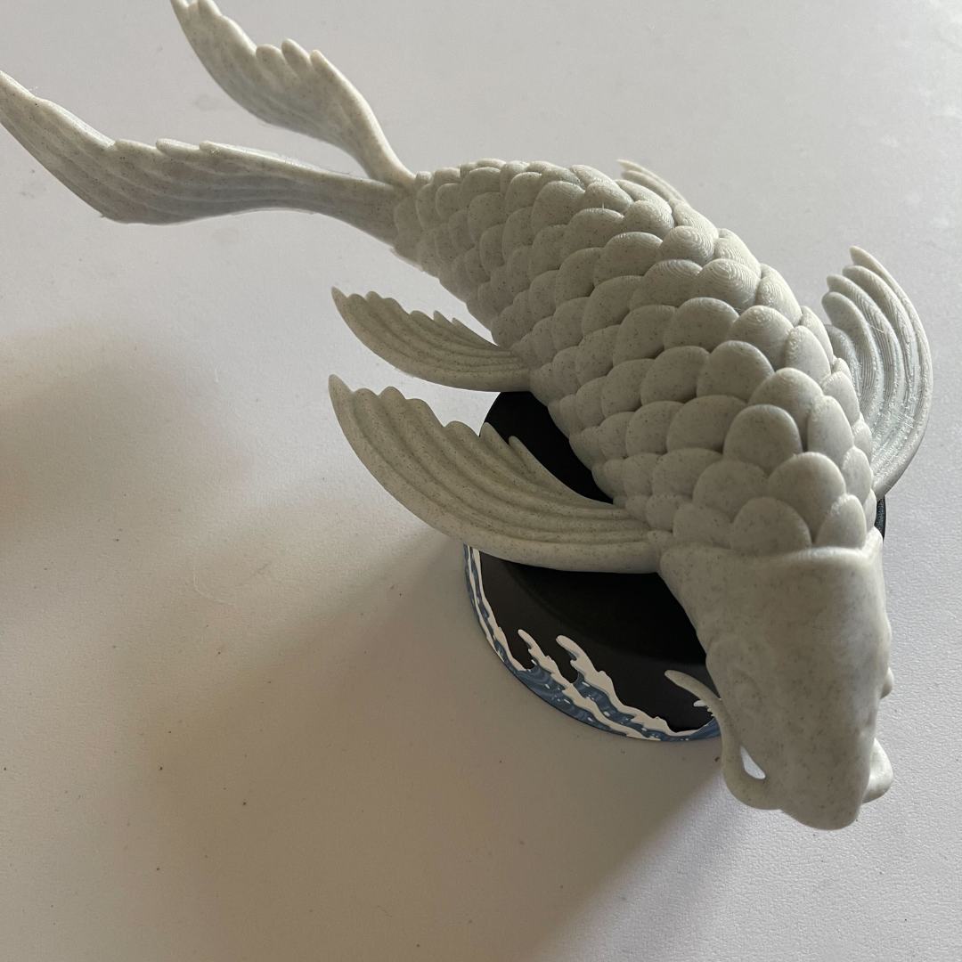 3D-Printed Koi Lamp