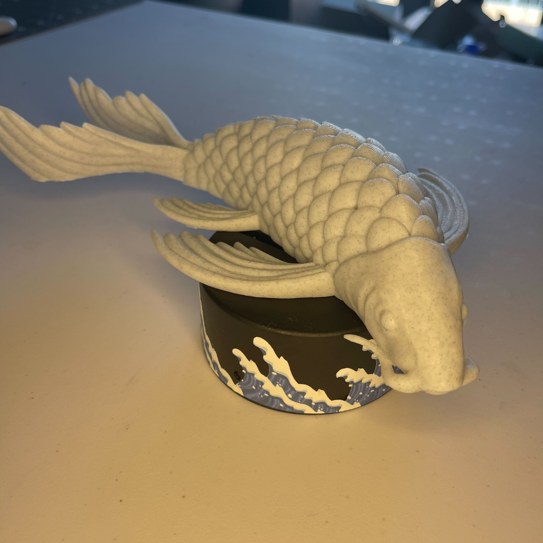 3D-Printed Koi Lamp