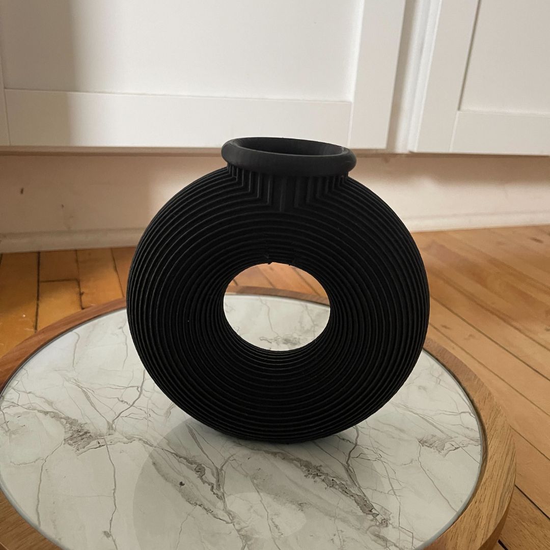 3D Printed Modern Minimalist Geometric Decorative Circle Vase