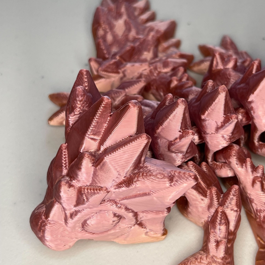 3D-Printed Baby Spike Dragon Keychain