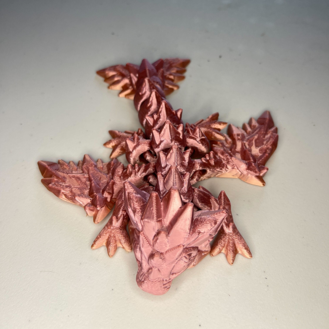 3D-Printed Baby Spike Dragon Keychain