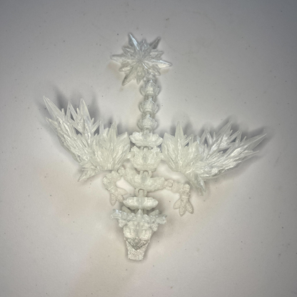 3D-Printed Baby Winged Winter Dragon