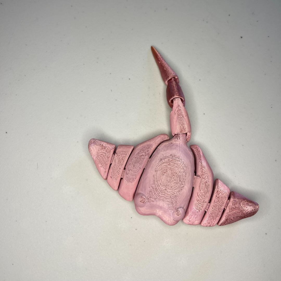 3D-Printed Baby Fidget Manta Ray