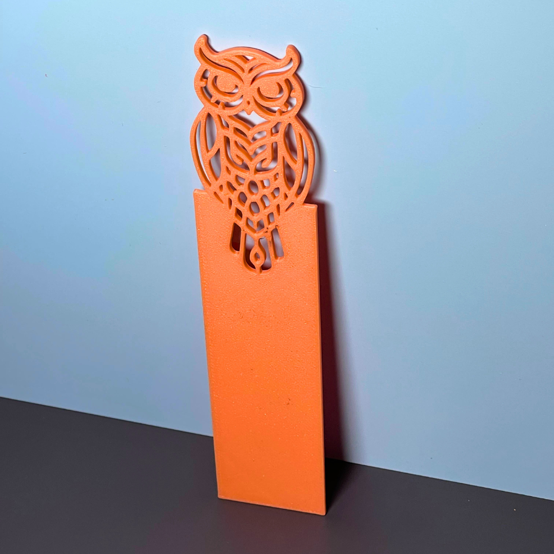 3D Printed Owl Bookmark - Perfect Gift for Bookworms and Owl Lovers | Book Lover Gift Ideas