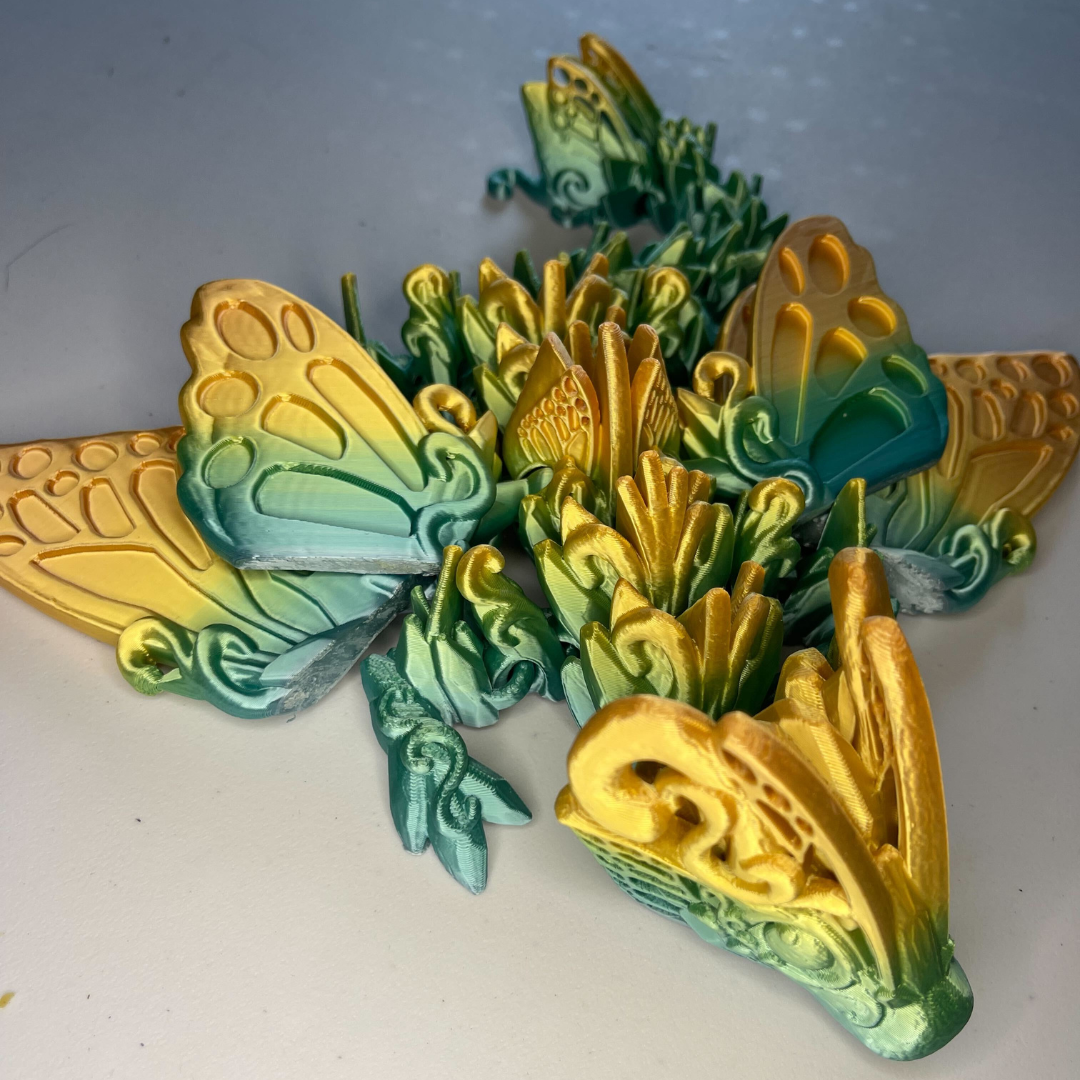 3D-Printed Butterfly Dragon