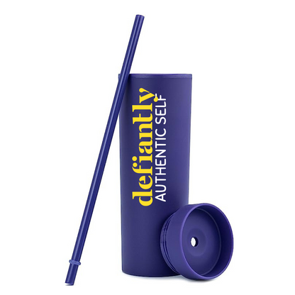 PRIDE-themed Personalized Tumblers with Lid and Straw