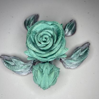 3D-Printed Rainbow Rose Turtle