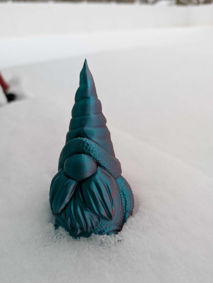 3D-Printed Holiday Gnome – Festive Christmas Decoration, Customizable Colors