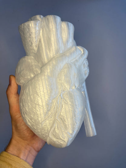 3D-Printed Crystal Heart Vase