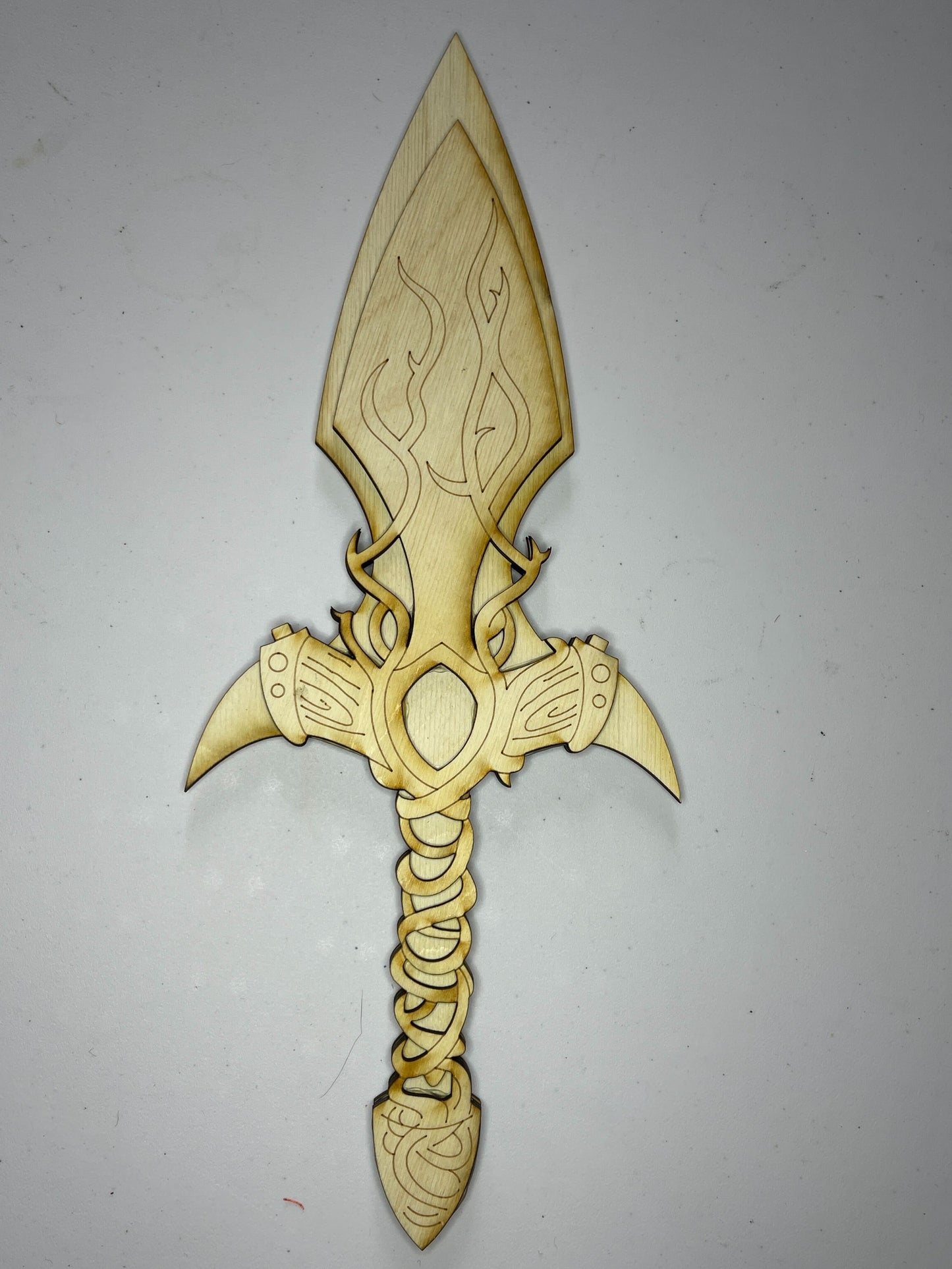 Wooden Fantasy Vine Sword