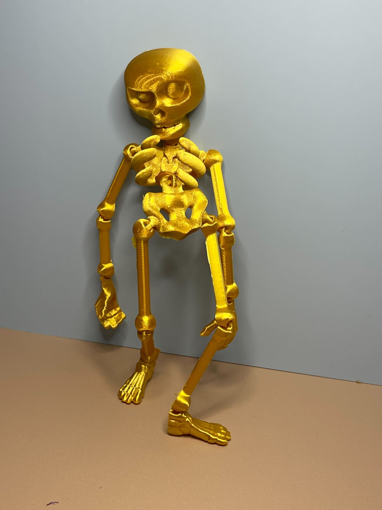 3D-Printed Articulated Skeleton