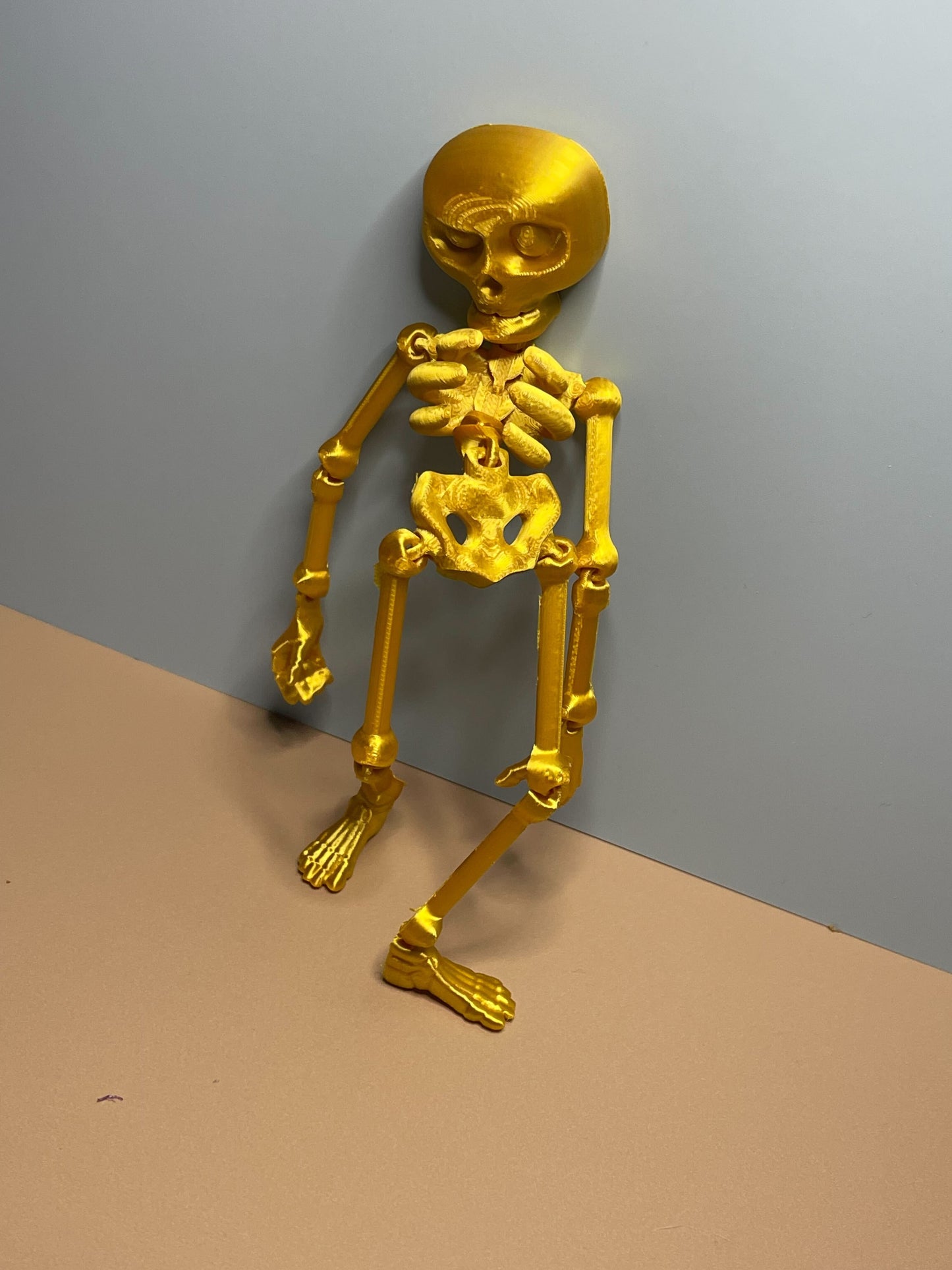 3D-Printed Articulated Skeleton