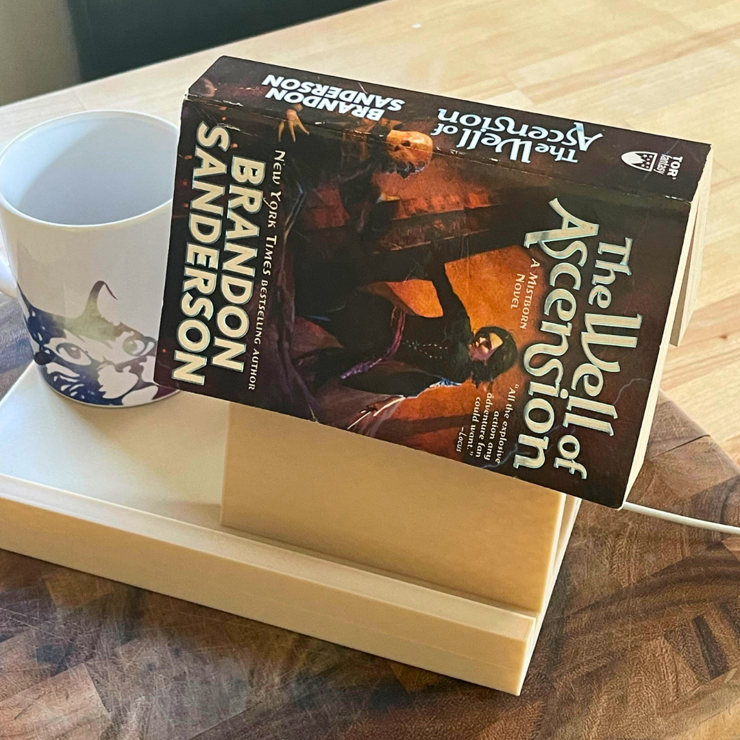 Versatile Bookstand with Built-in Coffee Holder: Perfect Reader's Gift