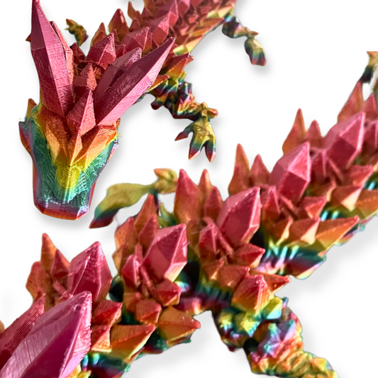 Crystal Dragon - 3D Printed Toy