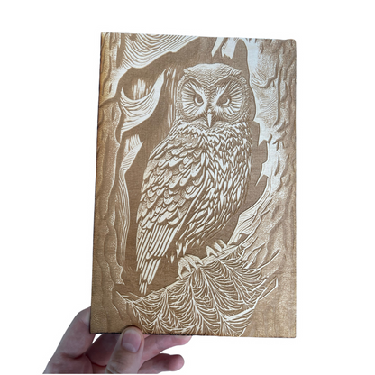 3D Laser Engraved Owl