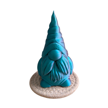 3D-Printed Holiday Gnome – Festive Christmas Decoration, Customizable Colors