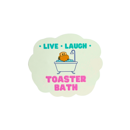 Live, Laugh Toaster Bath Sticker