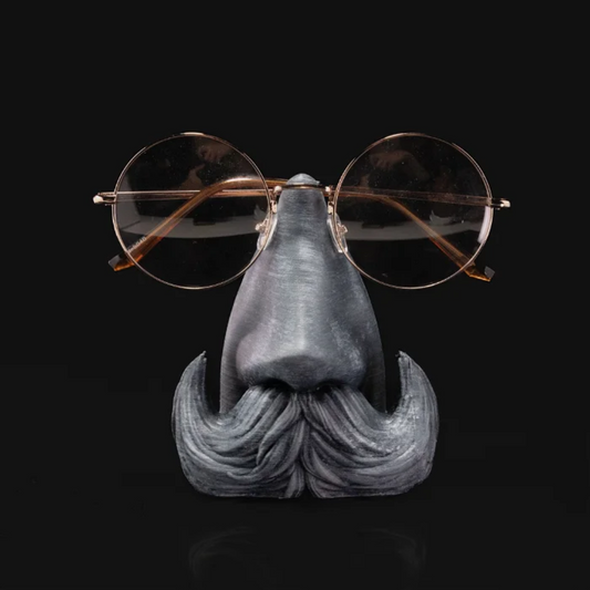 3D-Printed Nose and Mustache Eyeglass Holder