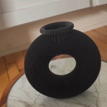 3D Printed Modern Minimalist Geometric Decorative Circle Vase