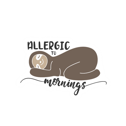 Slow Down and Laugh - 8 Lazy Sloth Stickers for Your Notebook, Laptop, and More