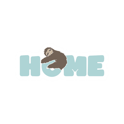 Slow Down and Laugh - 8 Lazy Sloth Stickers for Your Notebook, Laptop, and More