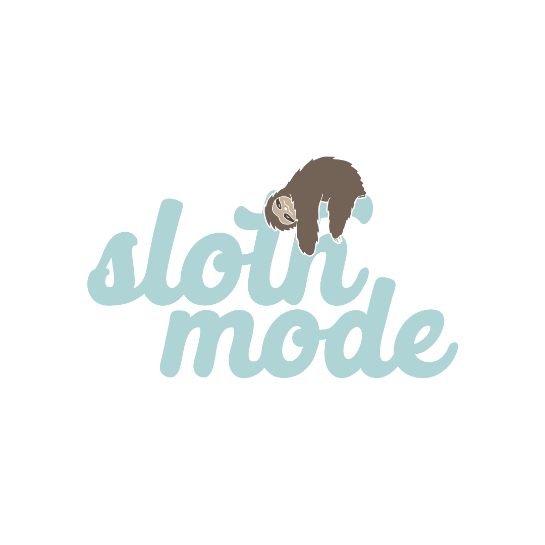 Slow Down and Laugh - 8 Lazy Sloth Stickers for Your Notebook, Laptop, and More