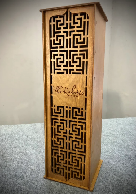 Personalized Wooden Box For Wine