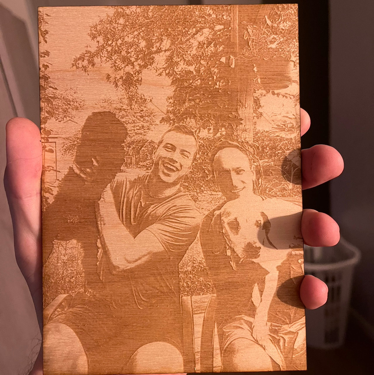 Wooden Engraved Photo | Wooden Portrait