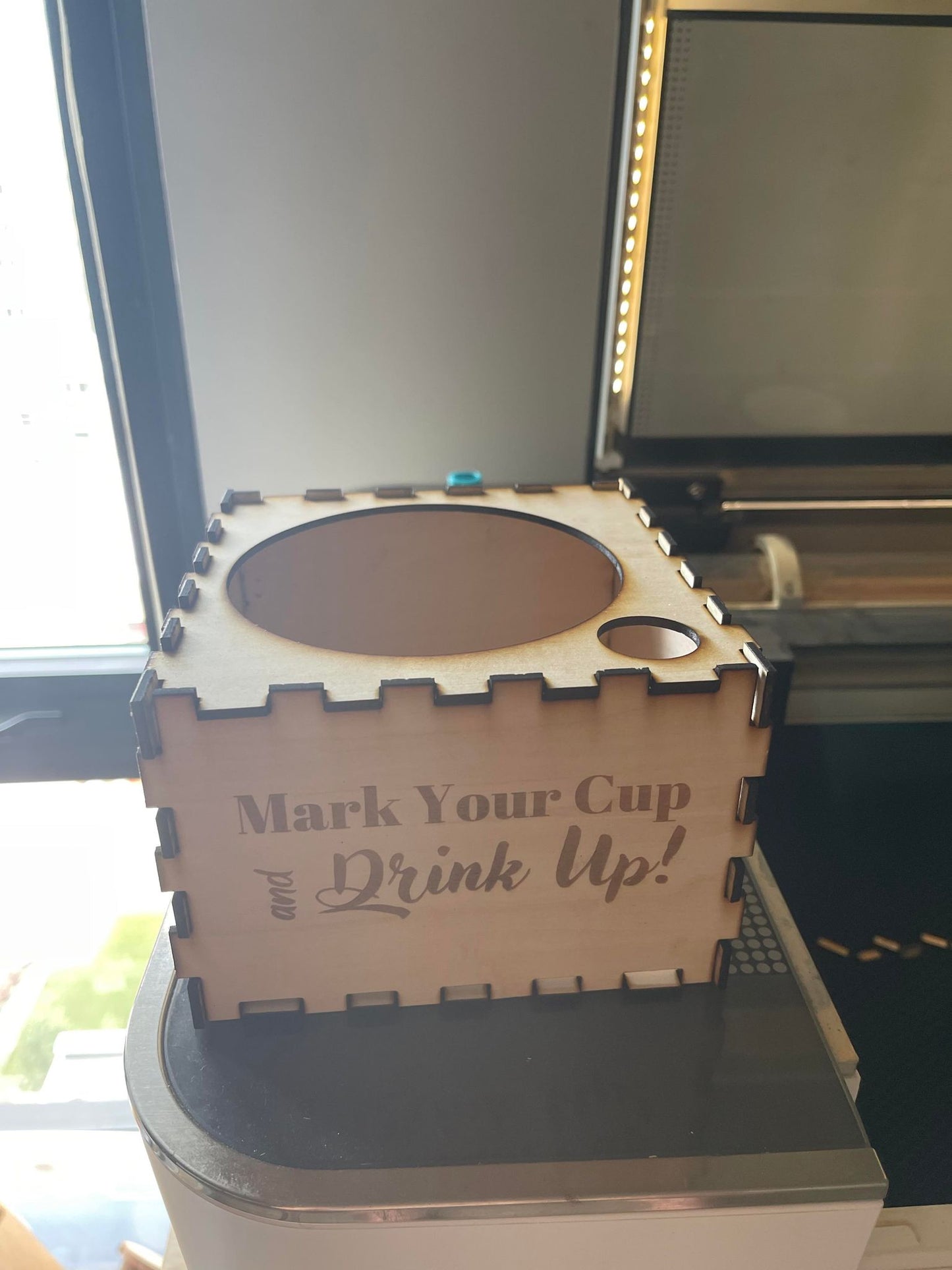 Mark Your Cup And Drink Up Party Cup Holder