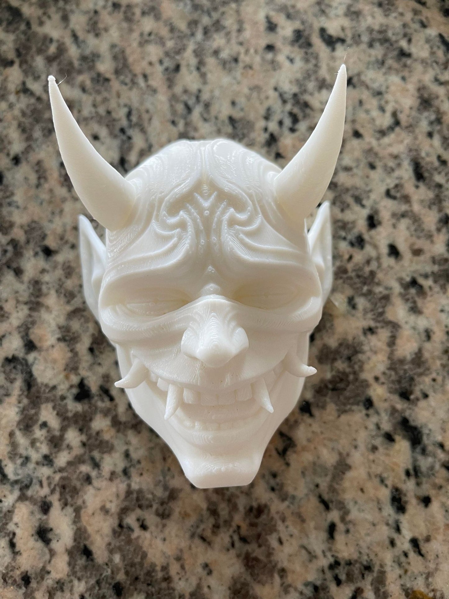 3D-Printed Oni Mask for Cosplay and Decoration