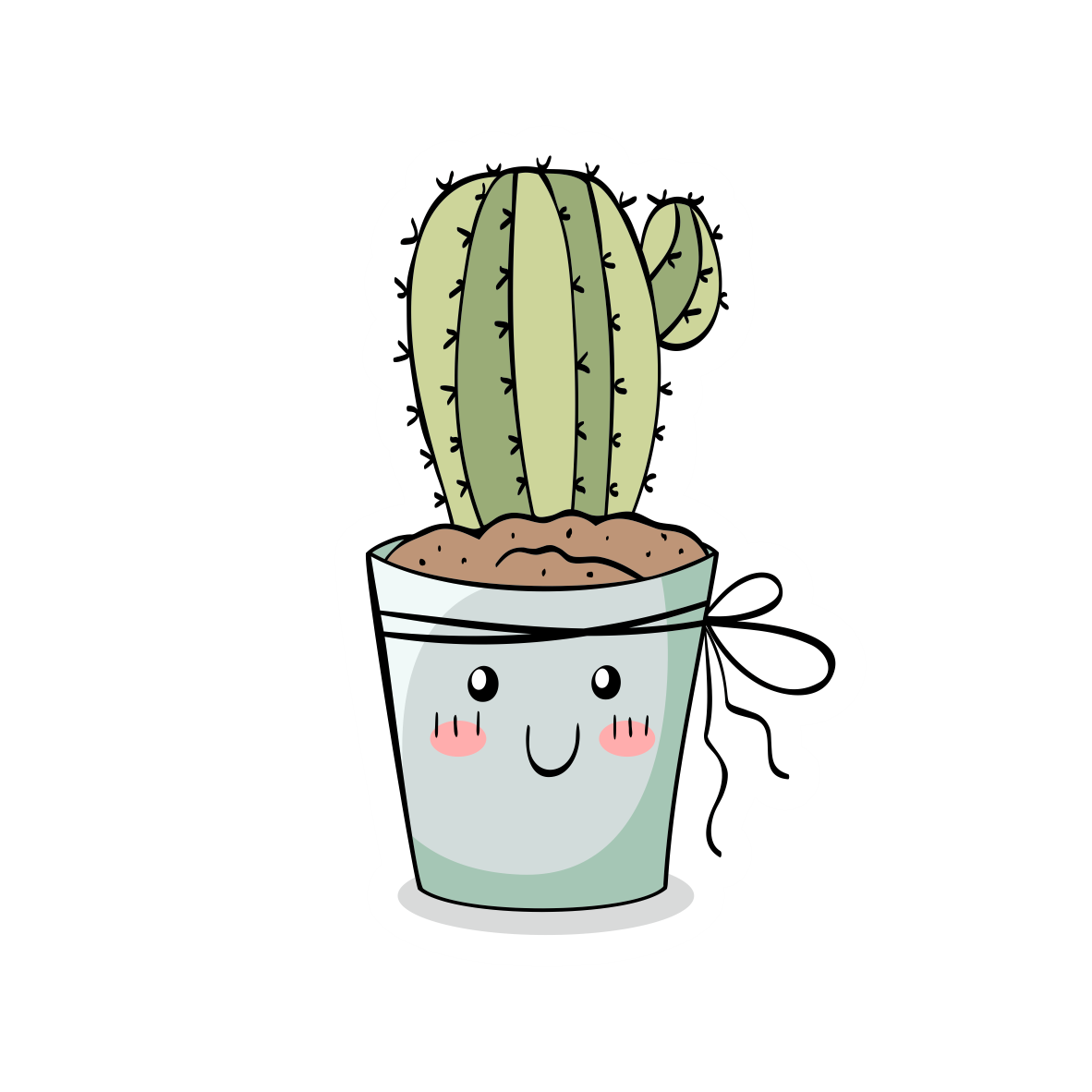 Cute Plant Stickers for Succulent, Cactus, and Palm Tree Lovers!