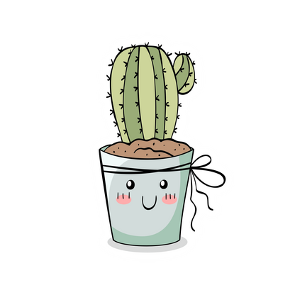 Cute Plant Stickers for Succulent, Cactus, and Palm Tree Lovers!