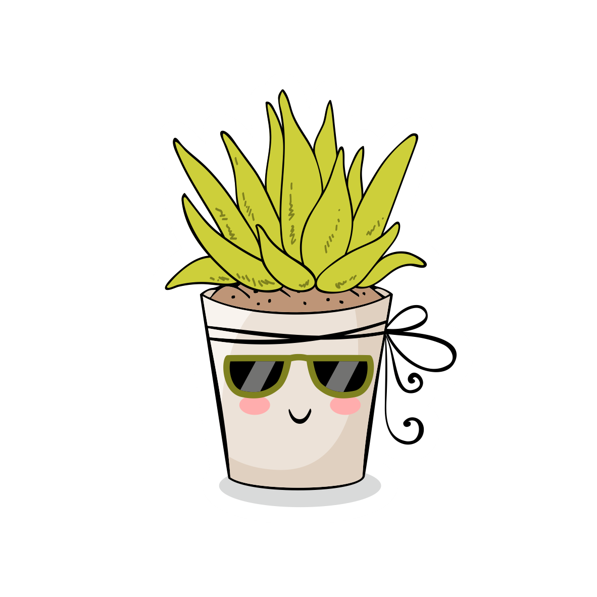 Cute Plant Stickers for Succulent, Cactus, and Palm Tree Lovers!