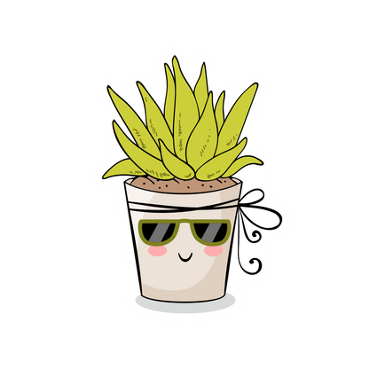 Cute Plant Stickers for Succulent, Cactus, and Palm Tree Lovers!