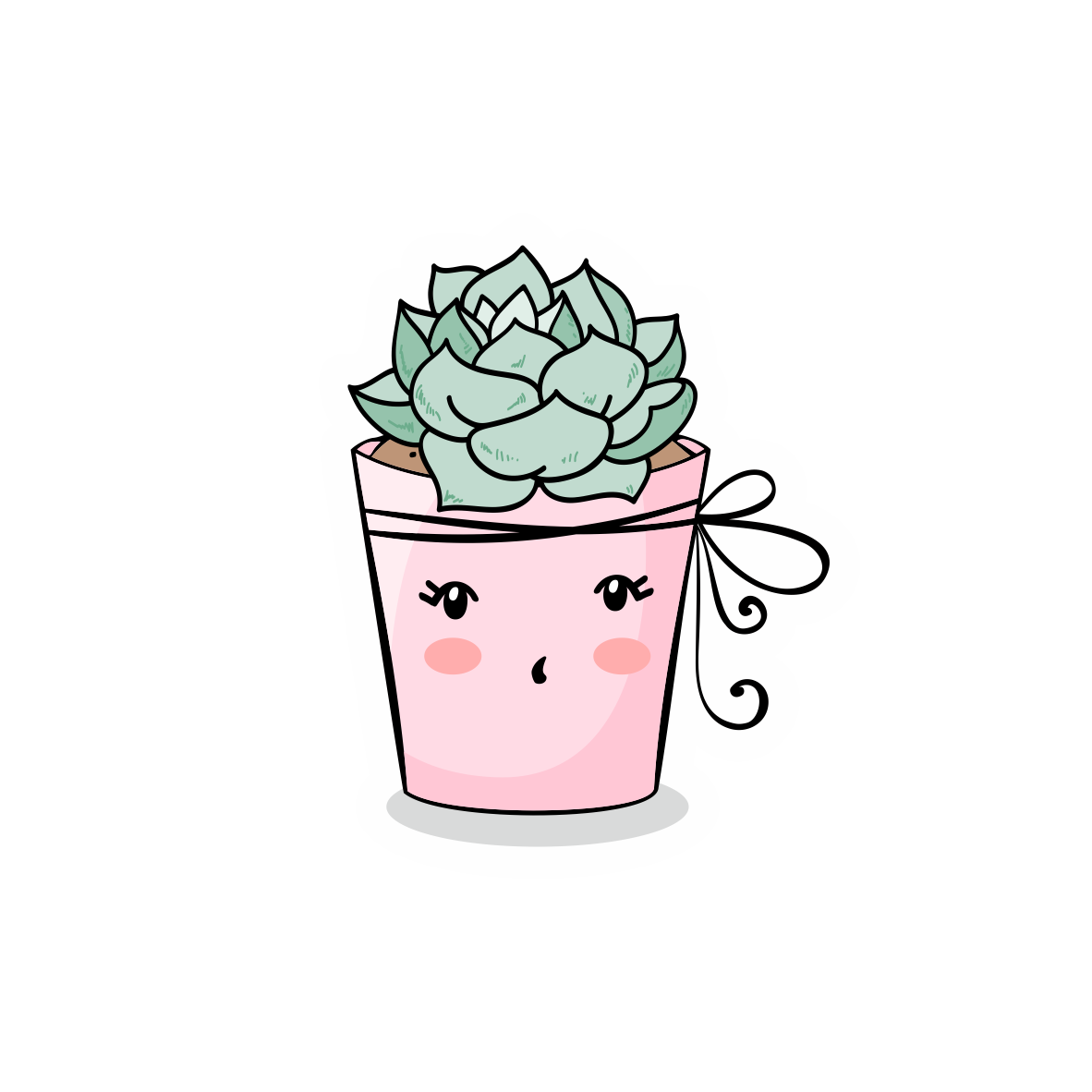 Cute Plant Stickers for Succulent, Cactus, and Palm Tree Lovers!