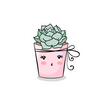 Cute Plant Stickers for Succulent, Cactus, and Palm Tree Lovers!