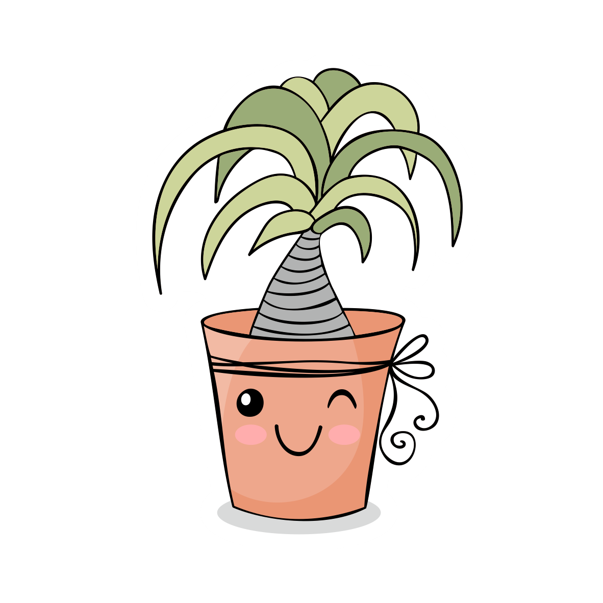 Cute Plant Stickers for Succulent, Cactus, and Palm Tree Lovers!