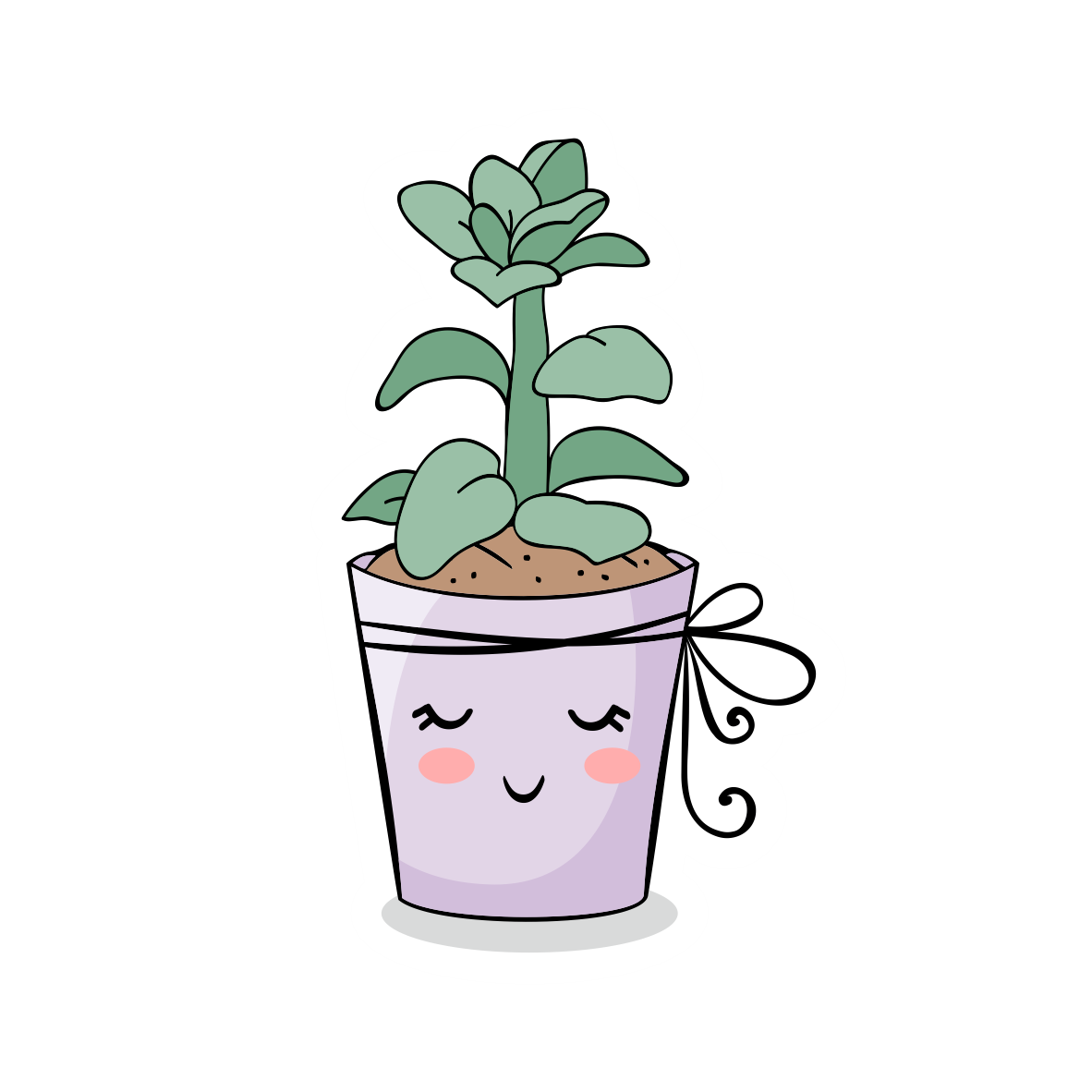 Cute Plant Stickers for Succulent, Cactus, and Palm Tree Lovers!