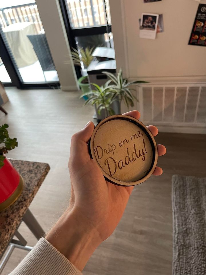 Funny Candle Holder - Drip On Me Daddy