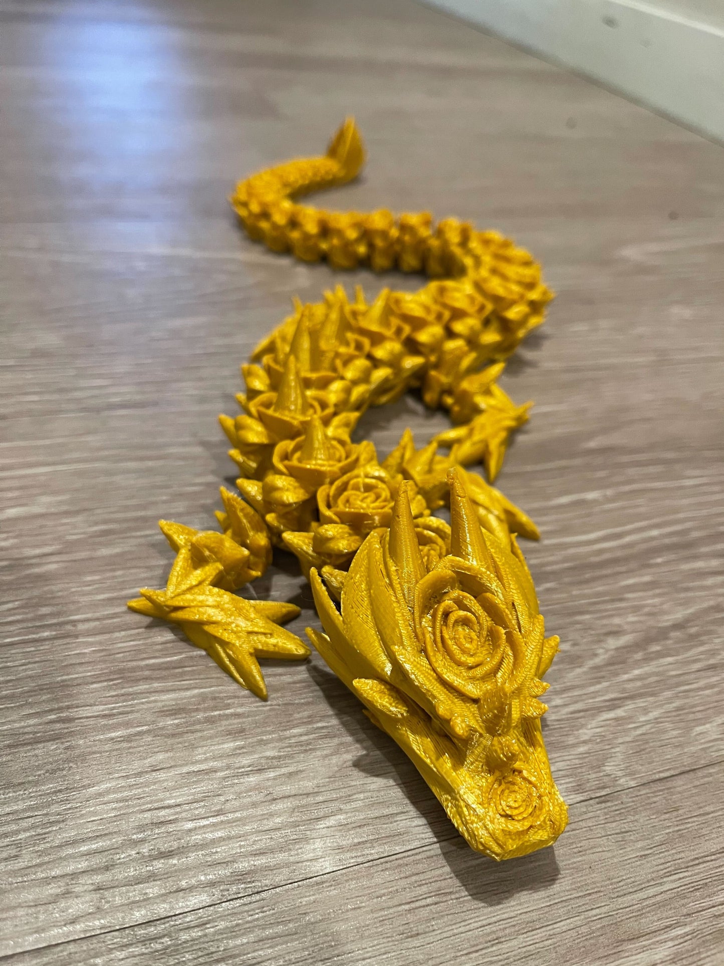 3D-Printed Rose Dragon - Perfect for Dragon Collectors and Display