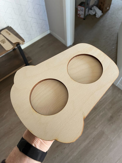 Ultimate Mother's Day Gift - Wooden Dual Purpose Coffee and Snack Tray