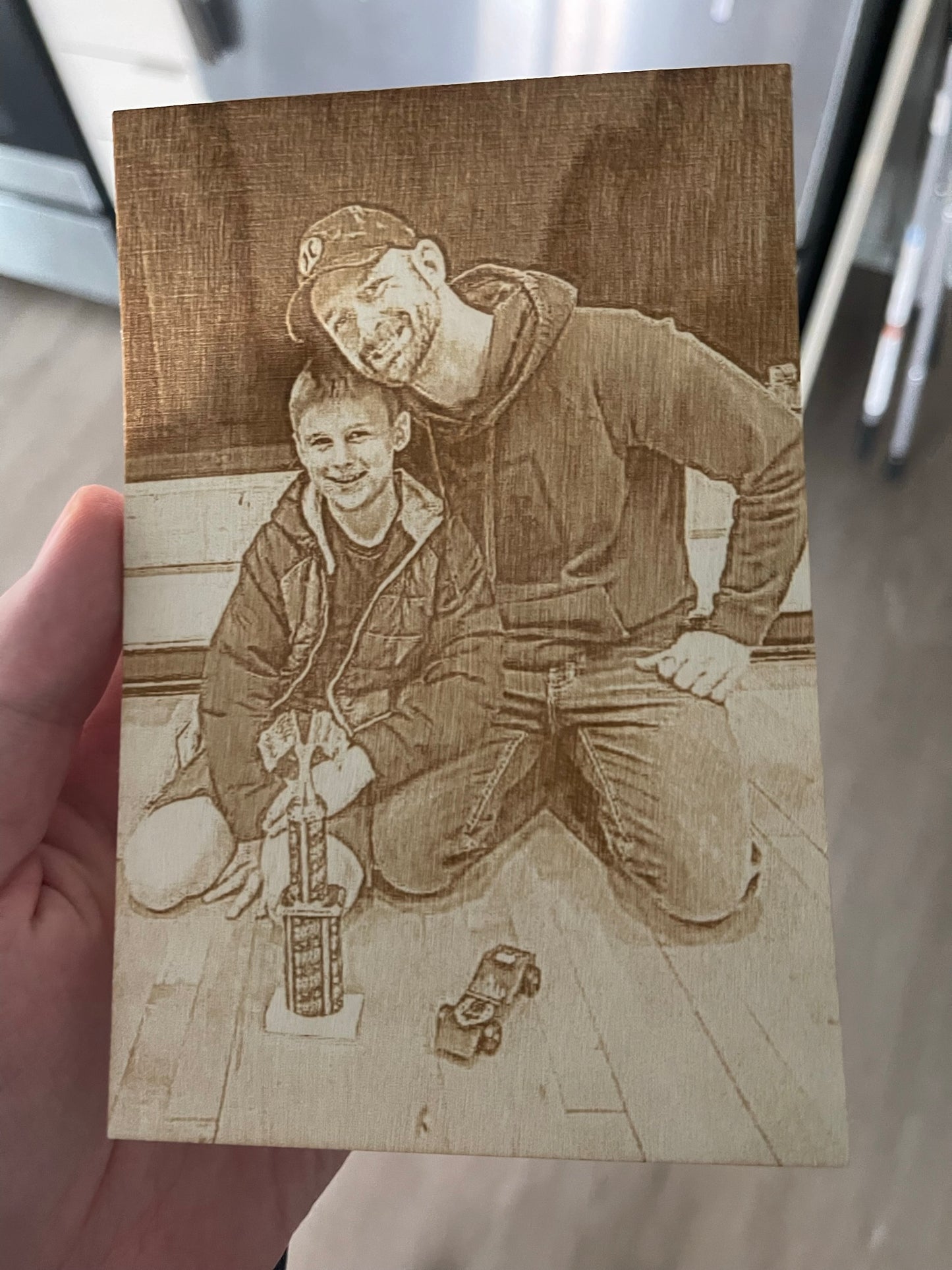 Wooden Engraved Photo | Wooden Portrait