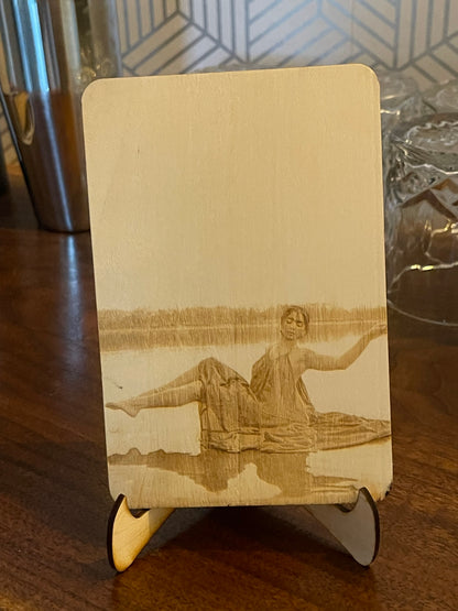 Wooden Engraved Photo | Wooden Portrait