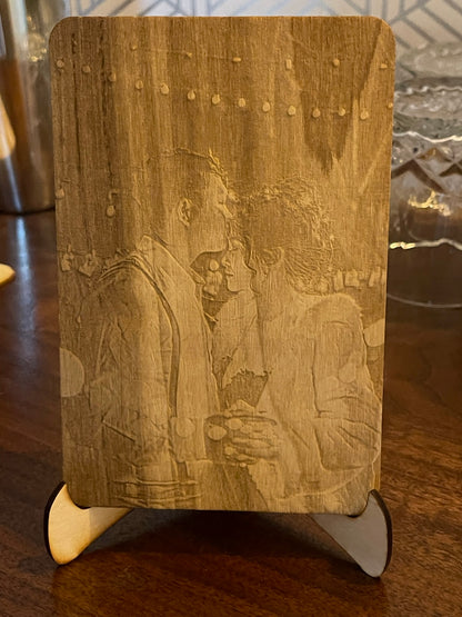 Wooden Engraved Photo | Wooden Portrait